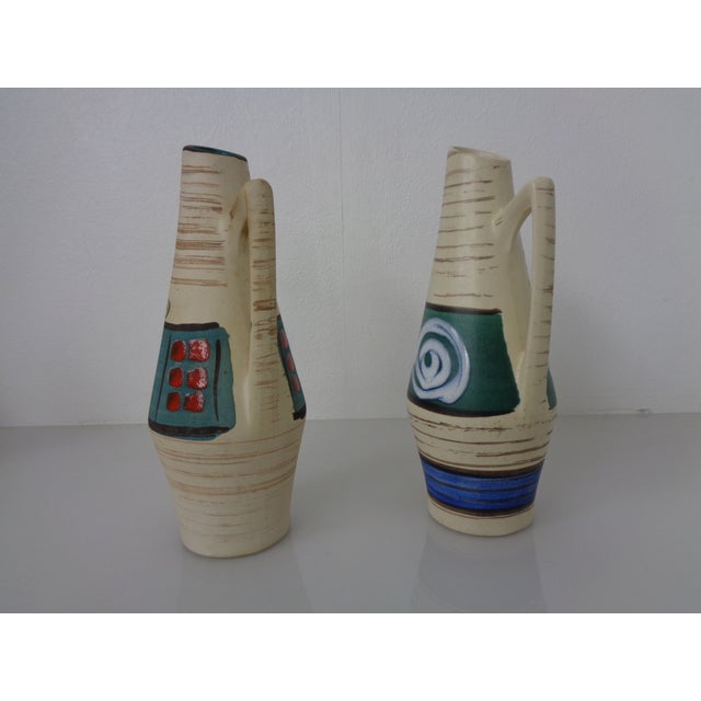 Ceramic Vases by Heinz Siery for Scheurich, 1958, Set of 2 For Sale - Image 6 of 18