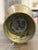 Vintage Mid Century Chinese Brass Bud Vase Etched Design Flared Rim For Sale - Image 4 of 6