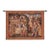 Medieval Grape-Harvest Loom Woven Tapestry - 83 X 112 Cm (2'9" X 3'8") - Requires Rod Size 3 For Sale