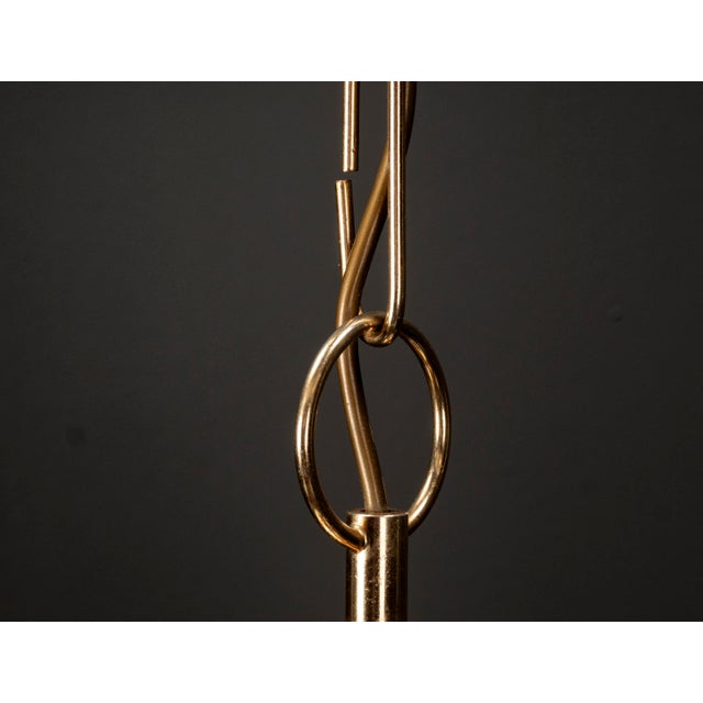 Ceiling Pendant Light with Opal Glass, 1980s For Sale - Image 5 of 9