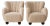 Danish Cabinet Maker Easy Chairs in Shearling, 1940s, a Pair For Sale