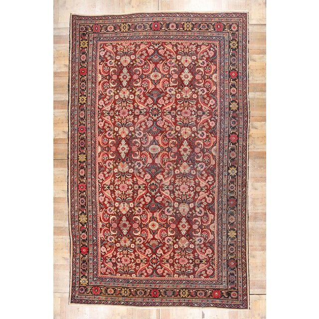 Antique Persian Mahal Rug - 10'08 X 17'08 For Sale - Image 9 of 9