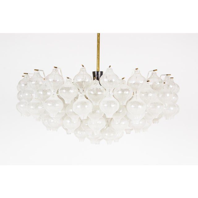 Modern Tulipan Waterfall Glass Chandelier from Kalmar, Austria, 1960s For Sale - Image 3 of 18