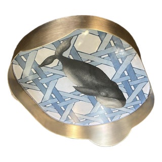 Handmade Whale Tray by Louise Hane For Sale