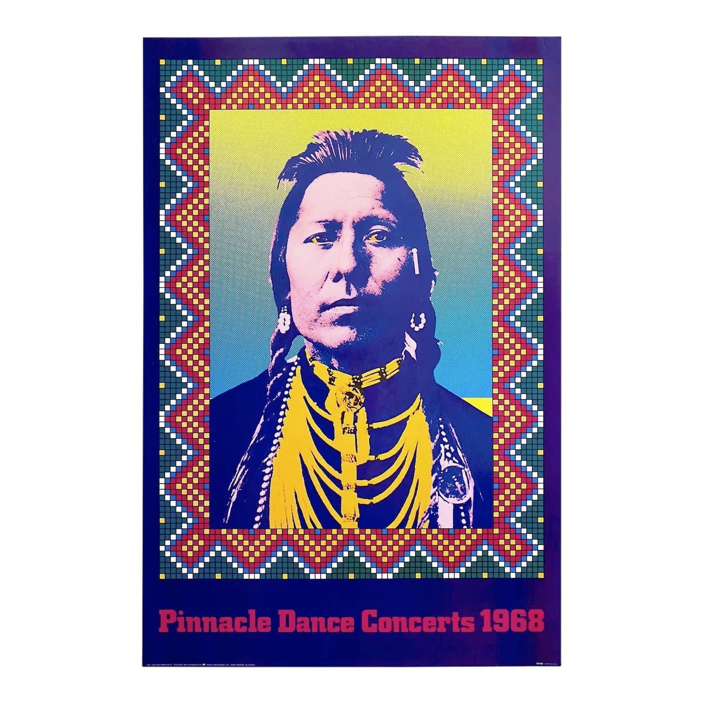 John Van Hamersveld Vintage 1987 Lithograph Print Pop Art Poster