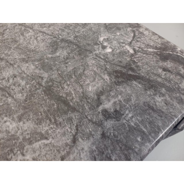 Vintage Grey Marble Coffee Table, 1970s For Sale - Image 9 of 18