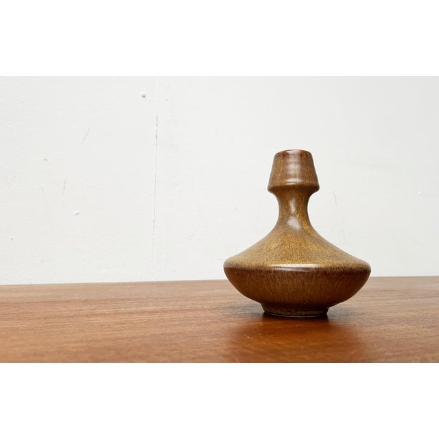 Mid-Century German Minimalist Studio Pottery Vase, 1960s For Sale - Image 10 of 14