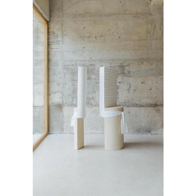 Textile Ark Floor Light by Lisa Allegra For Sale - Image 7 of 8