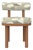 Moca Chair in Alabaster Fabric and Smoked Oak by Studio Rig for Collector For Sale