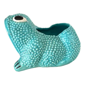 Vintage Jean Rogers Hobnail Frog Planter for Stix Baer Fuller
