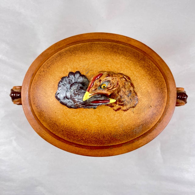 Pillivuyt et Cie French Pillivuyt Porcelain Chicken Tureen or Roaster For Sale - Image 4 of 11