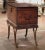 Brown Mid-19th Century French Carved Oak Chest Trunk Side Table on Wrought Iron Stand For Sale - Image 8 of 12