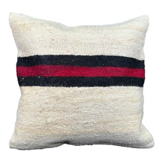 Turkish Hemp Pillow Cushion Natural Beige Black Cushion Cover 20x20 For Sale