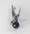 Early 20th Century English Scottish Sterling Silver Dirk Pin With Jasper and Amethyst Glass For Sale - Image 4 of 9