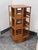 Brown Scandinavian Teak Wood Spinning Bookcase For Sale - Image 8 of 12