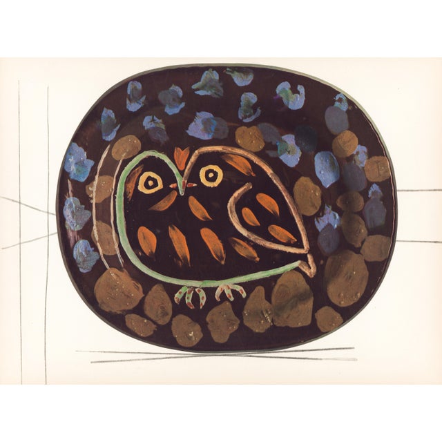 Pablo Picasso "Ceramiqués De Picasso" (Ceramics) 1948 True First Edition Prints - Birds - Set of 3 For Sale - Image 4 of 6