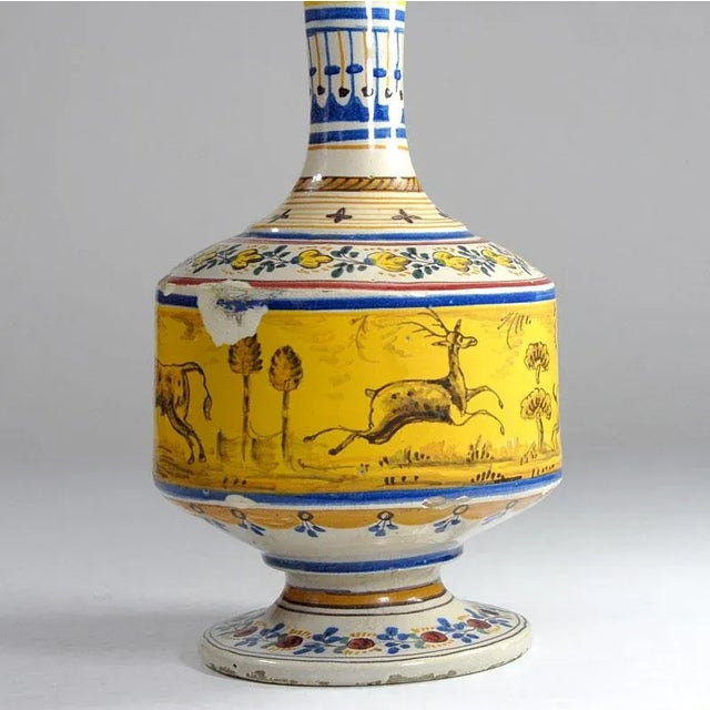 19th Century Majolica Vase from Alcora, Spain For Sale - Image 4 of 10