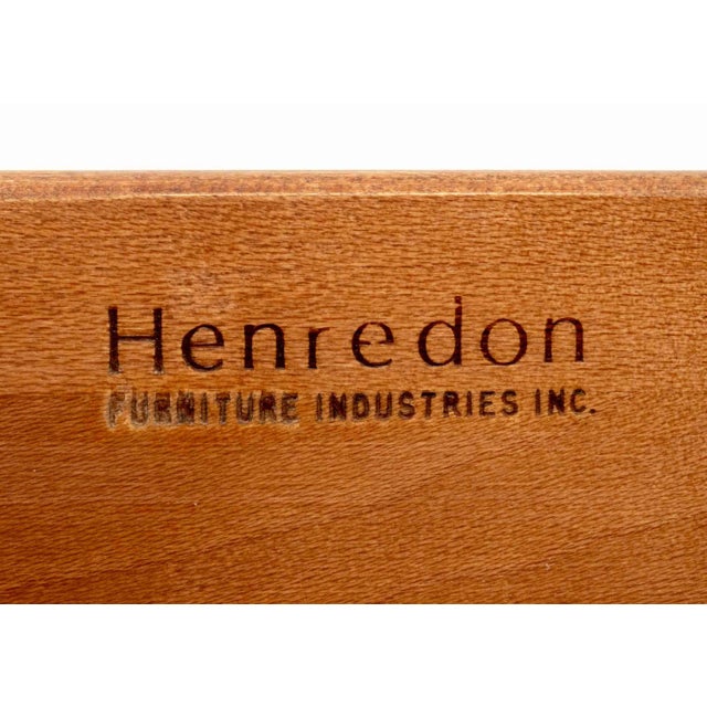 Henredon French Provincial Style Oak Console Table For Sale - Image 9 of 9