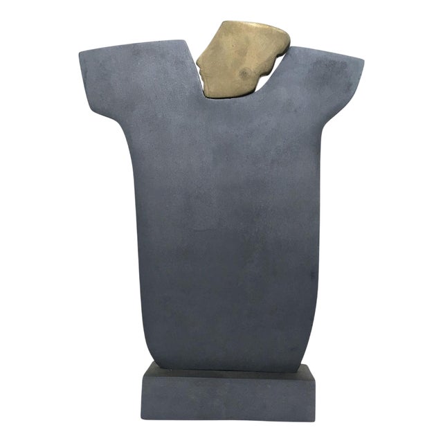 Italian Abstract Bronze Sculpture by Ottorino Tonelli, 1980 For Sale
