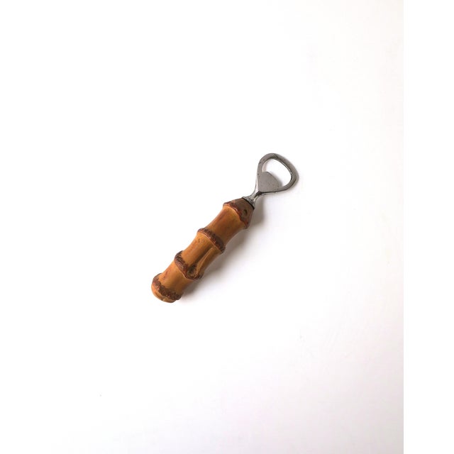 Sheffield Bottle Opener With Bamboo Handle British Campaign Design Gucci Style For Sale In New York - Image 6 of 10