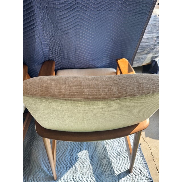 Mid Century Wood Chair Set of 2 For Sale - Image 9 of 11