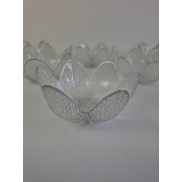 Bohemia Glass Flower Dessert Bowls, Former Czechoslovakia, 1960, Set of 6 For Sale - Image 16 of 18