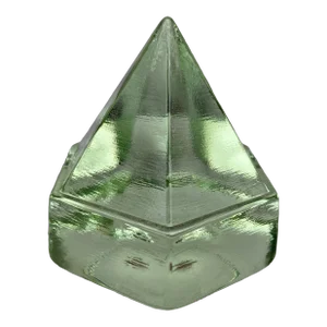 Mid Century Glass Deck Prism