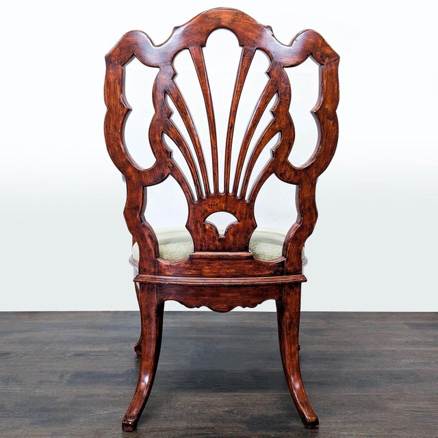 2000 - 2009 Chippendale Style Mahogany Ribbon-Back Armchair For Sale - Image 5 of 9