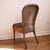 Coastal Vintage Woven Wicker and Rattan High-Back Side or Desk Chair For Sale - Image 3 of 5