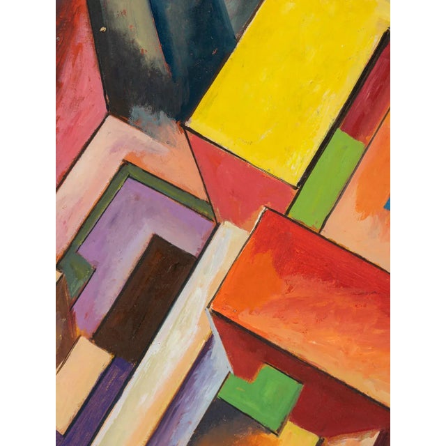 2000 - 2009 Valentin Rusin, Avantgarde 1, Acrylic on Hardboard, Framed For Sale - Image 5 of 11