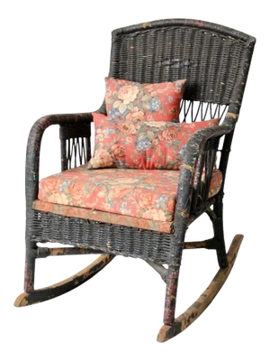 Antique Wicker Rocking Chair