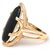 Contemporary 14KY Onyx Textured Ring, size 6 For Sale - Image 3 of 5