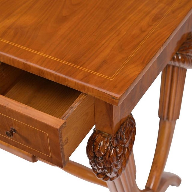 Biedermeier Desk or Console For Sale - Image 4 of 8