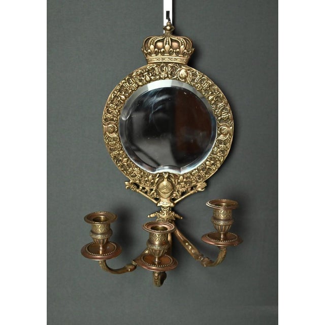 Bronze Wall Sconces, Set of 2 For Sale - Image 6 of 14
