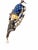 1910s Masriera Art Nouveau Pendant Necklace in 18k Gold, Platinum & Diamonds For Sale - Image 4 of 8