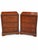 Campaign 1970s National Mt. Airy Campaign-Style Nightstands — Pair For Sale - Image 3 of 11