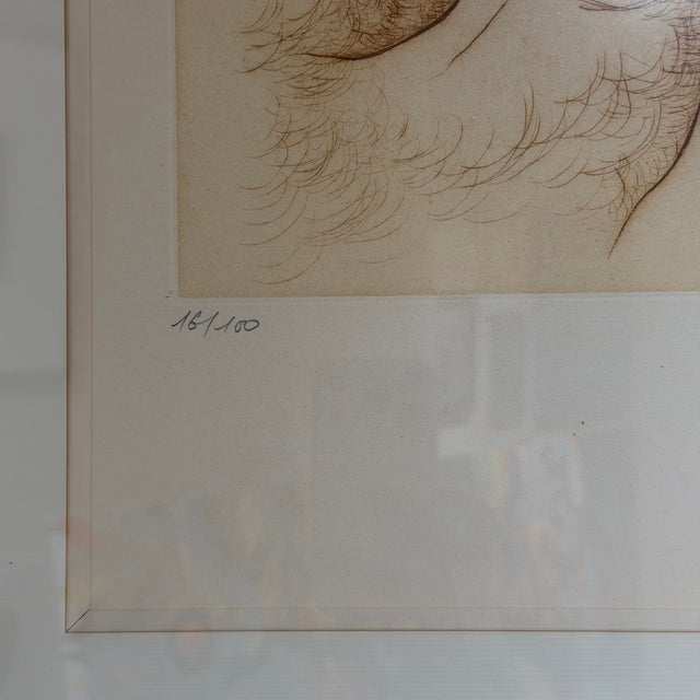 Paul De Chabot, Horses 16/100, 1960s, Etching For Sale - Image 10 of 12