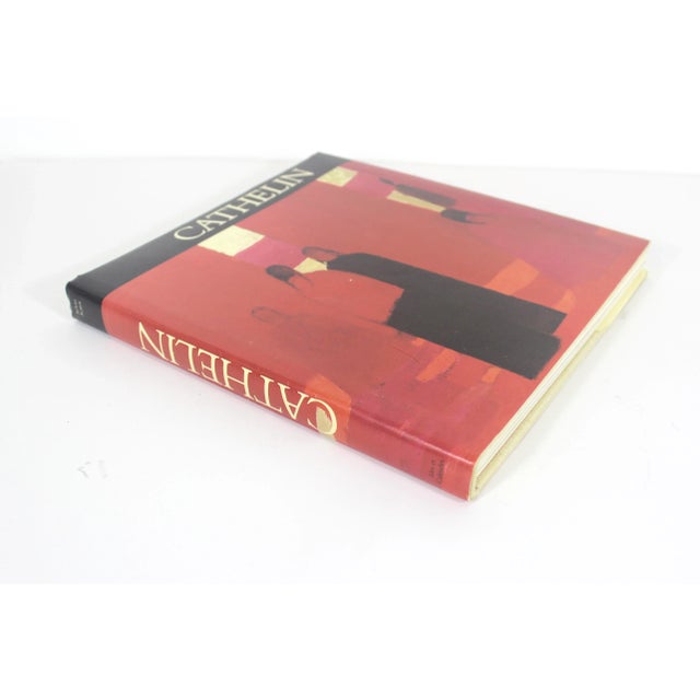 Mid-Century Modern 1981 Cathelin Art Book Linen Hardcover Hard Cover With Dust Jacket Gift for Him Her Art Lover, Bookshelf Styling French For Sale - Image 3 of 10