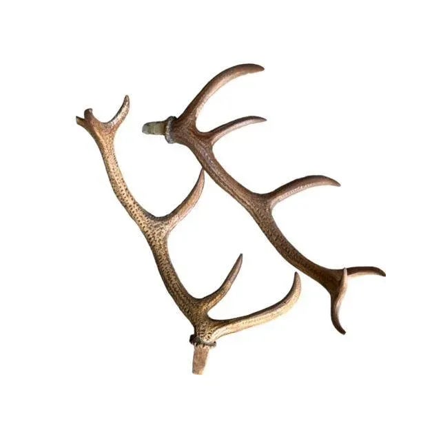 19th Century Swiss Black Forest Style Wood Carved Stag Deer Brienz For Sale - Image 4 of 11