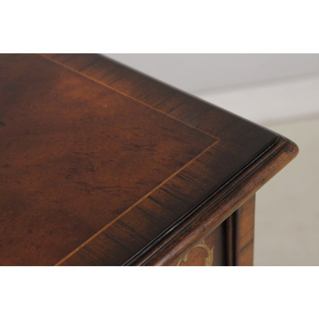 Theodore Alexander Marquetry Inlaid Chest Semainier For Sale - Image 9 of 16