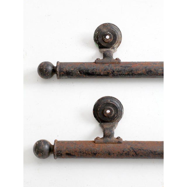 Antique Early 20th Century Iron Architectural Handrails For Sale - Image 14 of 18