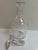 Art Deco 1970s Signed Baccarat France Clear Crystal Bretagne Pattern Decanter With Stopper For Sale - Image 3 of 17