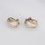 Tiffany and Co. 1990s Tiffany & Co Vendome Earrings Picasso Sterling Silver 18k Gold Dome Jewelry, A Pair For Sale - Image 4 of 6
