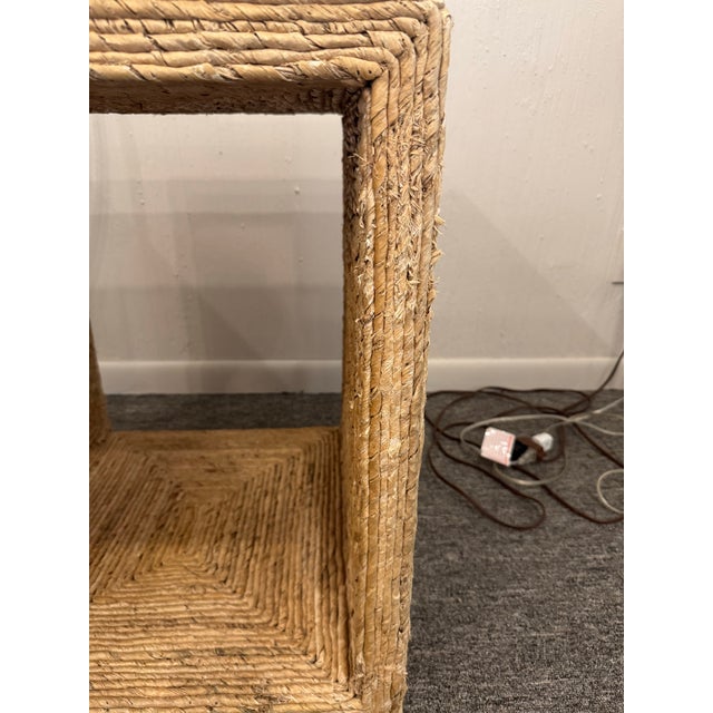 Rattan End Table For Sale - Image 4 of 7