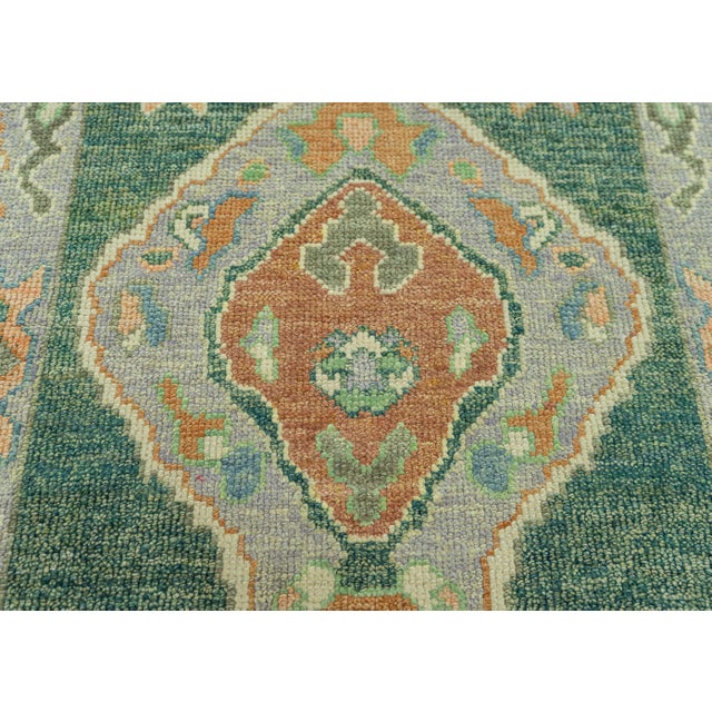 Early 21st Century Turkish Oushak Rug 2'9" x 10' #19067 For Sale - Image 5 of 8