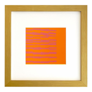 Ellsworth Kelly 1999 Pink and Orange 9 Framed Reproduction