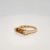 Metal Vintage Signed Asprey 18 Karat Gold, Citrine & Diamond Modernist Cocktail Ring Size 6.75 For Sale - Image 7 of 10