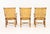 Set of Six Pierce Martin Modern Bamboo and Rattan Wrapped Arm Chairs For Sale In New York - Image 6 of 14