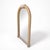 Beige 1980s Postmodern Tessellated Stone Arched Wall Mirror For Sale - Image 8 of 18