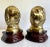 Brass Vintage Brass and Rosewood Lion Bookends For Sale - Image 8 of 13